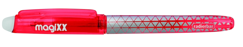 online magixx classic boligrafo de tinta gel borrable trazo de 0.7mm cartucho reemplazable uso ambidiestro color rojo