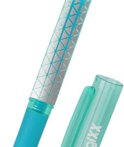 online magixx classic boligrafo de tinta gel borrable trazo de 0.7mm cartucho reemplazable uso ambidiestro color turquesa