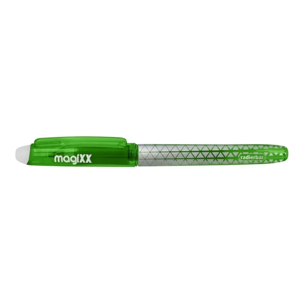 online magixx classic boligrafo de tinta gel borrable trazo de 0.7mm cartucho reemplazable uso ambidiestro color verde
