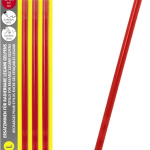 online magixx l pack de 3 recambios de tinta gel borrable trazo de 0.7mm color rojo