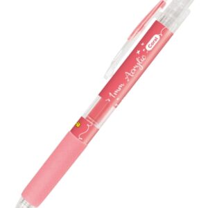 online boligrafo retractil tinta acrilica punta fina de 1mm color coral
