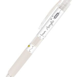 online boligrafo retractil tinta acrilica punta fina de 1mm color blanco