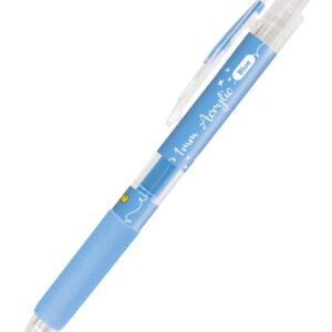 online boligrafo retractil tinta acrilica punta fina de 1mm color azul
