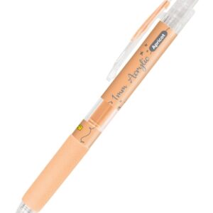 online boligrafo retractil tinta acrilica punta fina de 1mm color melocoton