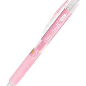 online boligrafo retractil tinta acrilica punta fina de 1mm color rosa