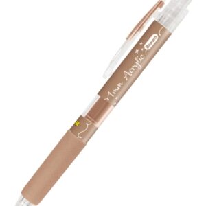 online boligrafo retractil tinta acrilica punta fina de 1mm color marron