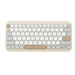asus marshmallow kw100 teclado bluetooth compacto español color beige