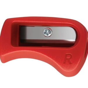 stabilo sacapuntas ergonomico para diestros color rojo
