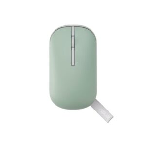 asus marshmallow md100 raton inalambrico 2,4ghz bluetooth 1600dpi color verde