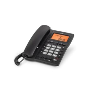 spc office id 2 telefono fijo 4 memorias directas manos libres modo mute color negro