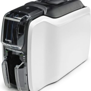 zebra zc100 impresora de tarjetas resolucion maxima 300x300dpi velocidad de impresion monocromo 700 tarjetas/h, color 150 tarjetas/h conexion usb color blanco/negro
