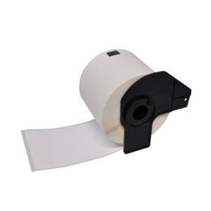 brother dk22211 etiquetas genericas de tamaño personalizado ancho 29mm x 15,24 metros texto negro sobre fondo blanco