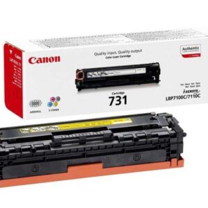 canon 731 amarillo cartucho de toner original 6269b002