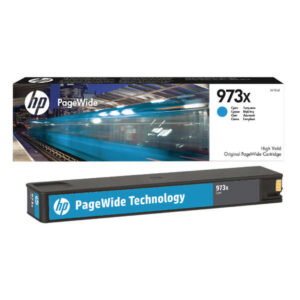 hp 973x cyan cartucho de tinta original f6t81ae