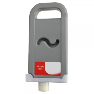 canon pfi706 rojo cartucho de tinta pigmentada generico reemplaza 6687b001