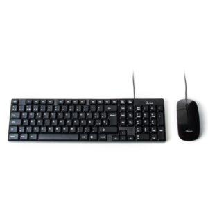 l link pack usb teclado + raton 800dpi 3 botones cable de 1.50m uso ambidiestro color negro