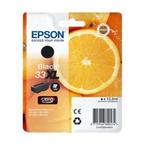 epson t3351 (33xl) negro cartucho de tinta original c13t33514012
