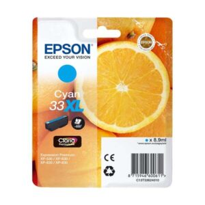 epson t3362 (33xl) cyan cartucho de tinta original c13t33624012