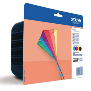 brother lc223 pack de 4 cartuchos de tinta originales lc223valbp