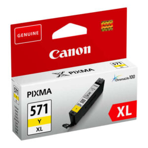 canon cli571xl amarillo cartucho de tinta original 0334c001