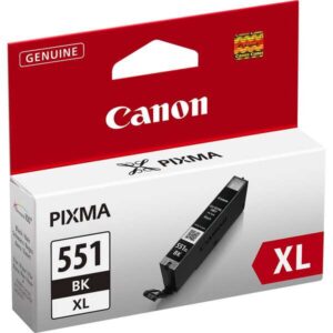 canon cli551xl negro cartucho de tinta original 6443b001