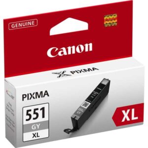 canon cli551xl gris cartucho de tinta original 6447b001