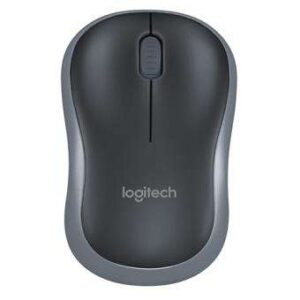 logitech m185 raton inalambrico 1000dpi 3 botones uso ambidiestro color negro/gris