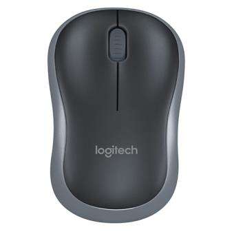 logitech m185 raton inalambrico 1000dpi 3 botones uso ambidiestro color negro/gris