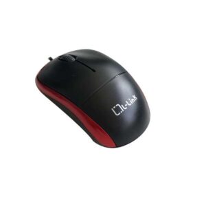 l link ll 2080 r raton optico usb negro/rojo 1.2m