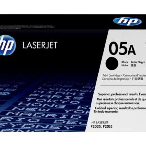 hp ce505a negro cartucho de toner original 05a