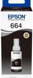 epson t6641 negro botella de tinta original c13t664140
