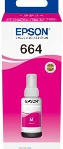 epson t6643 magenta botella de tinta original c13t664340