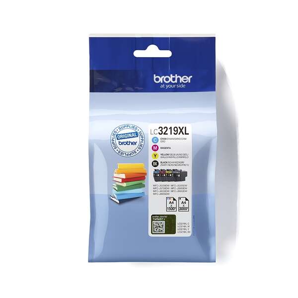 brother lc3219xl pack de 4 cartuchos de tinta originales lc3219xlval