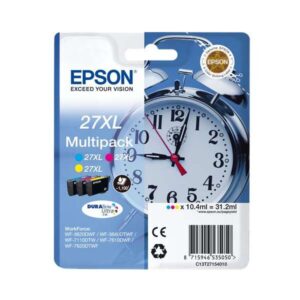 epson t2715 (27xl) pack de 3 cartuchos de tinta originales c13t27154012