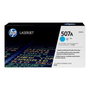 hp ce401a cyan cartucho de toner original 507a