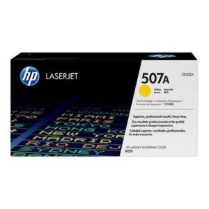 hp ce402a amarillo cartucho de toner original 507a