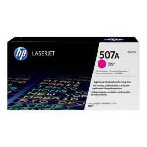 hp ce403a magenta cartucho de toner original 507a