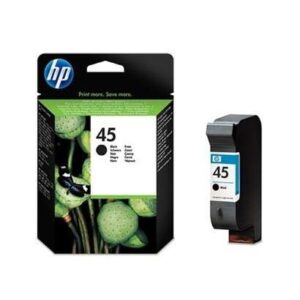 hp 45 negro cartucho de tinta original 51645ae