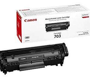 canon 703 negro cartucho de toner original 7616a005