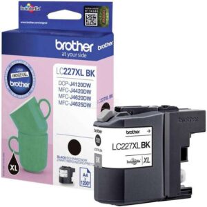 brother lc227xl negro cartucho de tinta original lc227xlbkbp