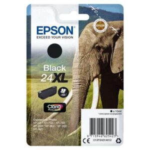 epson t2431 (24xl) negro cartucho de tinta original c13t24314012