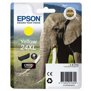 epson t2434 (24xl) amarillo cartucho de tinta original c13t24344012