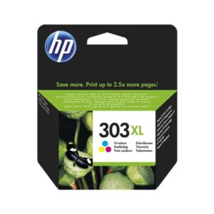 hp 303xl color cartucho de tinta original t6n03ae