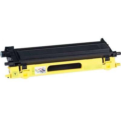 brother tn135/tn130 amarillo cartucho de toner generico reemplaza tn135y/tn130y