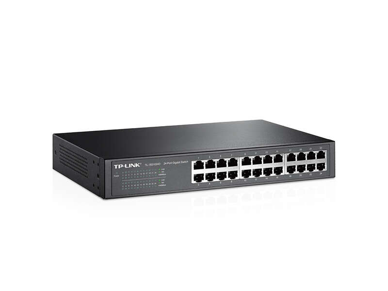 tp link tl sg1024d switch 24 puertos gigabit rack 19"