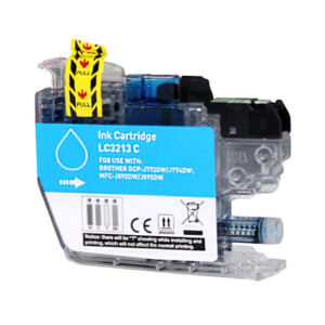 brother lc3213/lc3211 cyan cartucho de tinta generico reemplaza lc3213c/lc3211c