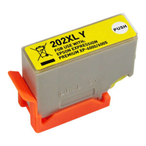 epson 202xl amarillo cartucho de tinta generico reemplaza c13t02h44010/c13t02f44010