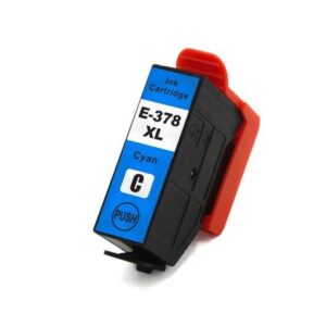 epson 378xl cyan cartucho de tinta generico reemplaza c13t37924010/c13t37824010