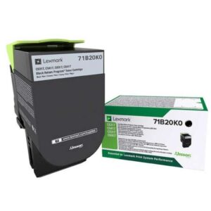 lexmark cs317/cs417/cs517/cx317/cx417/cx517 negro cartucho de toner original 71b20k0/71b0010
