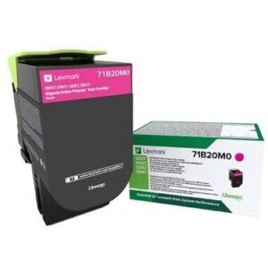 lexmark cs317/cs417/cs517/cx317/cx417/cx517 magenta cartucho de toner original 71b20m0/71b0030